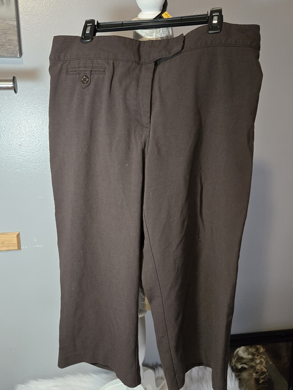 Studio Works Brown Women's Capri Pants